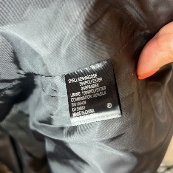 Antonio Melani Silk Tie Neck Blazer - Picture 9 of 9